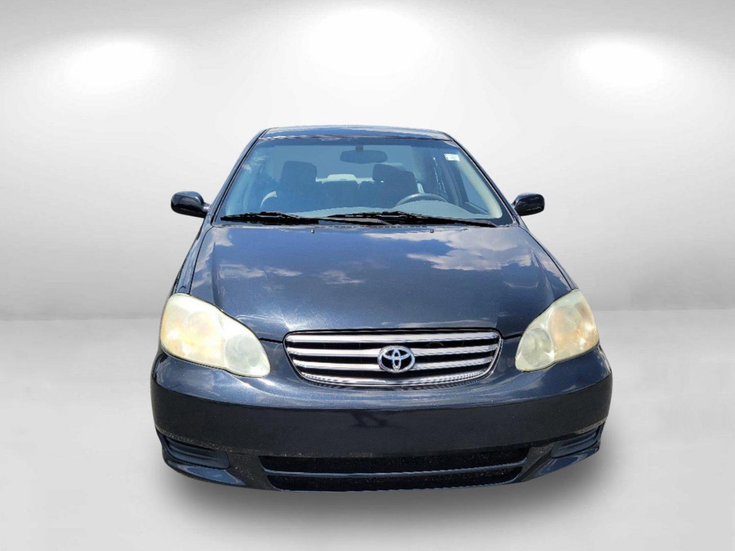 2003 Black /Gray Toyota Corolla LE (JTDBR32E730) with an Gas I4 1.8L/108 engine, 4-Speed Automatic w/OD transmission, located at 1430 Gateway Drive, Opelika, AL, 36801, (334) 239-0944, 32.637871, -85.409790 - 2003 Toyota Corolla LE - Photo#1