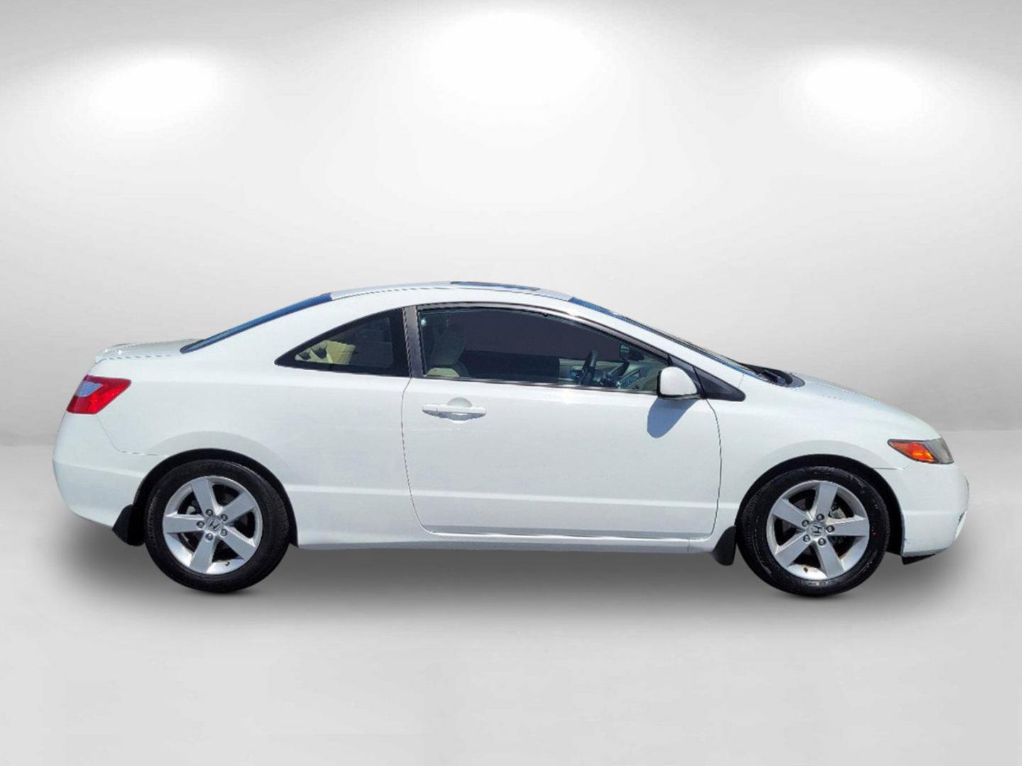 2006 White Honda Civic Cpe EX (2HGFG12836H) with an Gas I4 1.8L/110 engine, 5-Speed Automatic transmission, located at 7000 Northlake Connector, Columbus, GA, 31904, (706) 987-8085, 32.524975, -84.978134 - 2006 Honda Civic Cpe EX - Photo#3