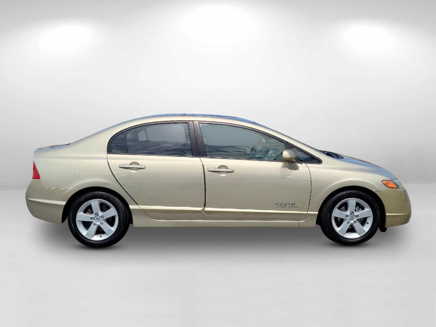 2007 Gold Honda Civic Sdn EX (1HGFA16877L) with an Gas I4 1.8L/110 engine, 5-Speed Automatic transmission, located at 1430 Gateway Drive, Opelika, AL, 36801, (334) 239-0944, 32.637871, -85.409790 - 2007 Honda Civic Sdn EX - Photo#3