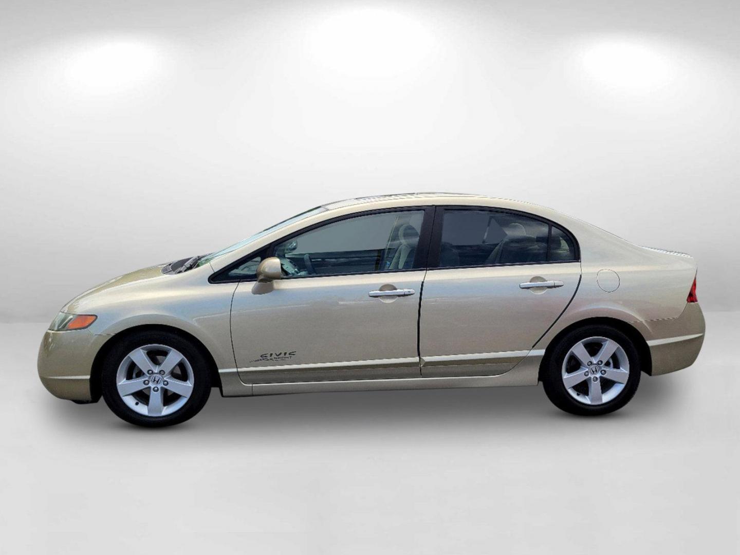 2007 Gold Honda Civic Sdn EX (1HGFA16877L) with an Gas I4 1.8L/110 engine, 5-Speed Automatic transmission, located at 1430 Gateway Drive, Opelika, AL, 36801, (334) 239-0944, 32.637871, -85.409790 - 2007 Honda Civic Sdn EX - Photo#7