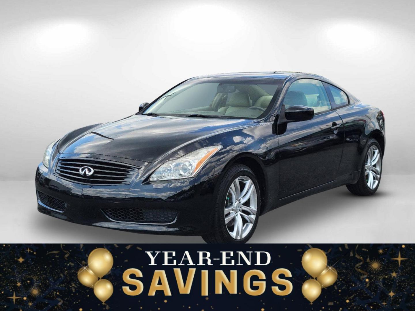 2009 Black Obsidian /Wheat INFINITI G37 Coupe x (JNKCV64F19M) with an Gas V6 3.7L/225 engine, 7-Speed Automatic w/OD transmission, located at 1430 Gateway Drive, Opelika, AL, 36801, (334) 239-0944, 32.637871, -85.409790 - 2009 INFINITI G37 Coupe x - Photo#0