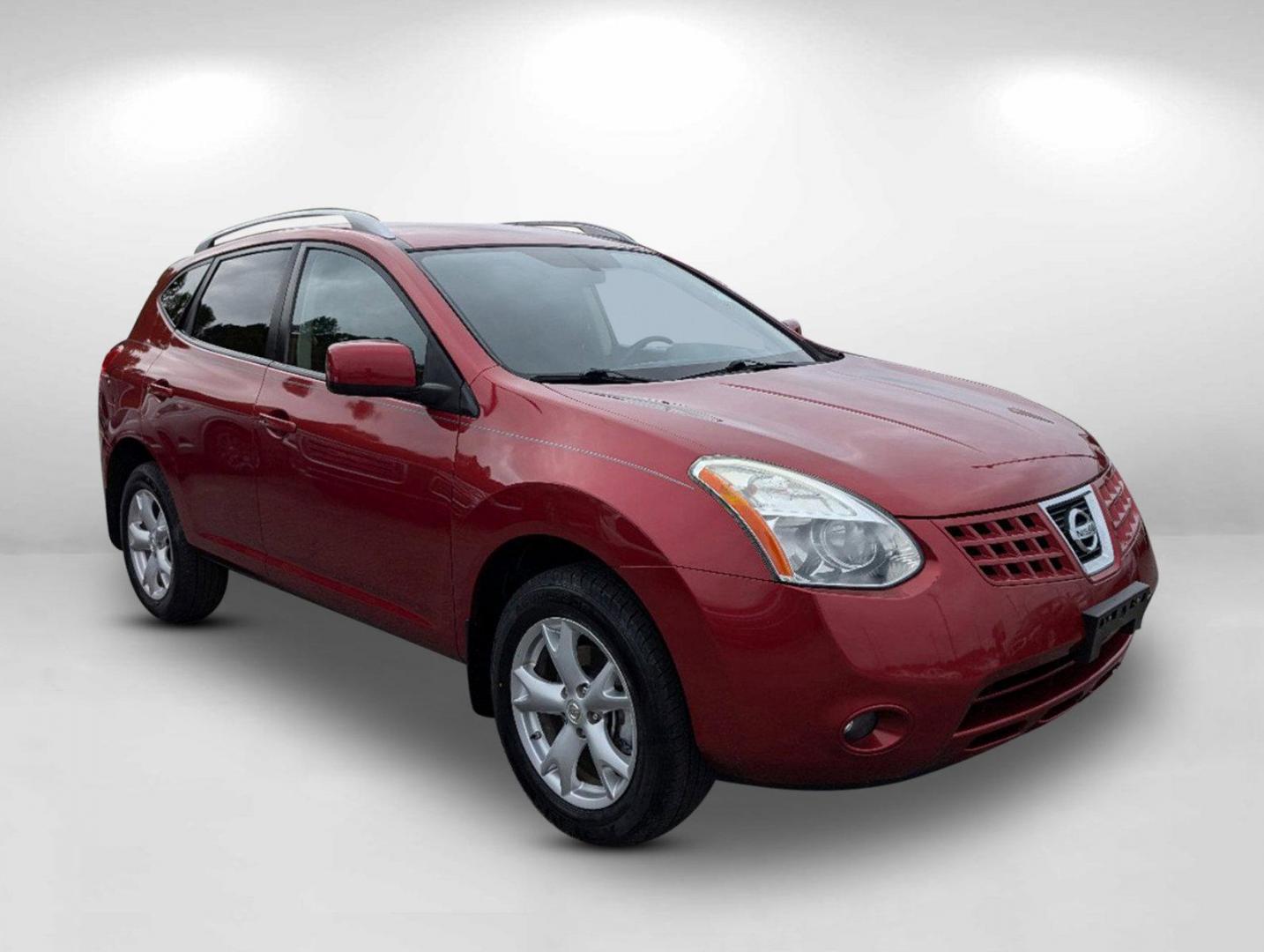 2009 /Black/Red Nissan Rogue SL (JN8AS58T79W) with an Gas I4 2.5L/ engine, 1-Speed Continuously Variable Automatic (CVT) transmission, located at 3959 U.S. 80 W, Phenix City, AL, 36870, (334) 297-4885, 32.469296, -85.135185 - 2009 Nissan Rogue SL - Photo#2