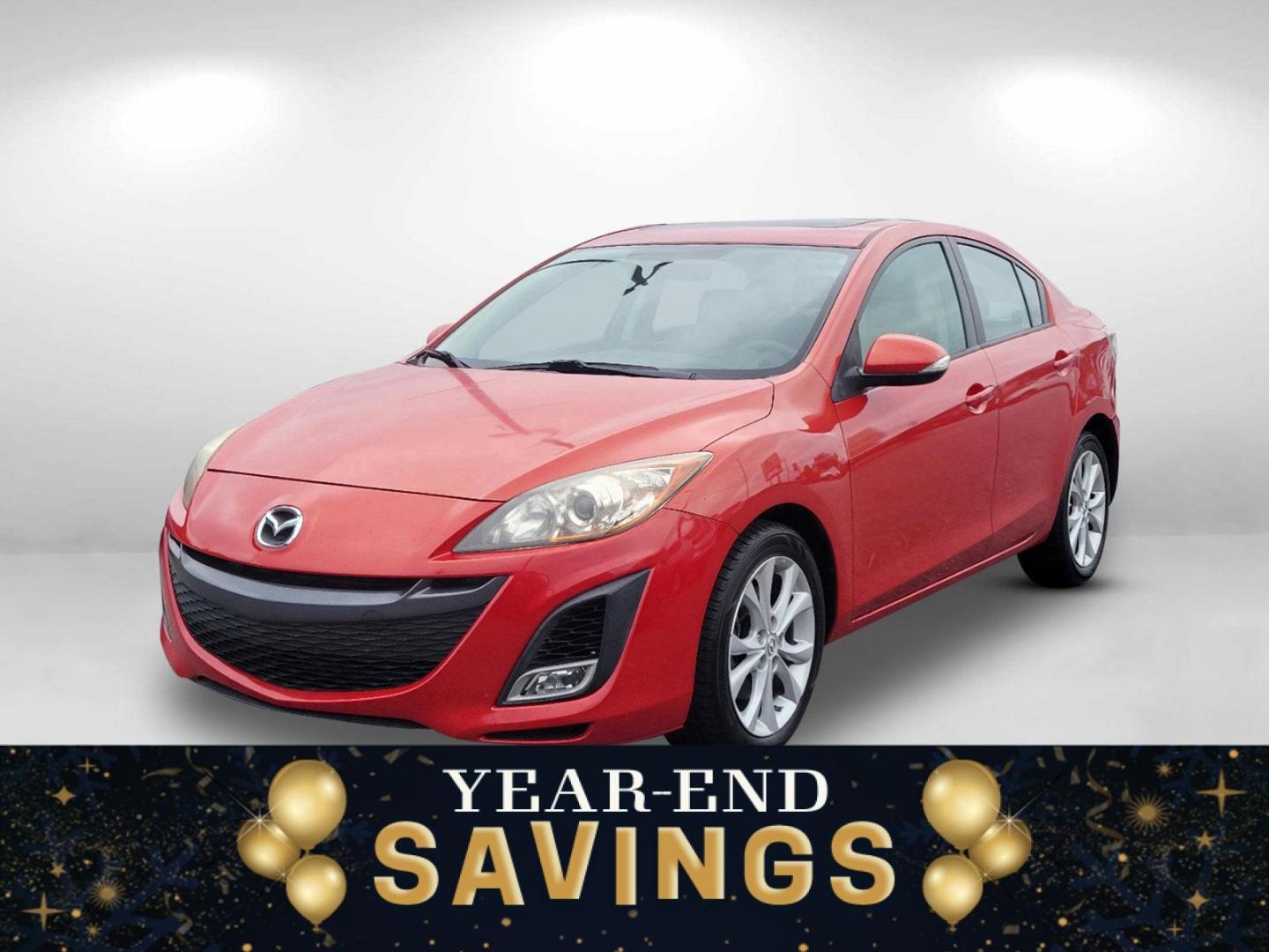 2010 Velocity Red Mica /Black Mazda Mazda3 s Sport (JM1BL1S5XA1) with an Gas I4 2.5L/152 engine, 5-Speed Automatic w/OD transmission, located at 5115 14th Ave., Columbus, GA, 31904, (706) 323-0345, 32.511494, -84.971046 - 2010 Mazda Mazda3 s Sport - Photo#0