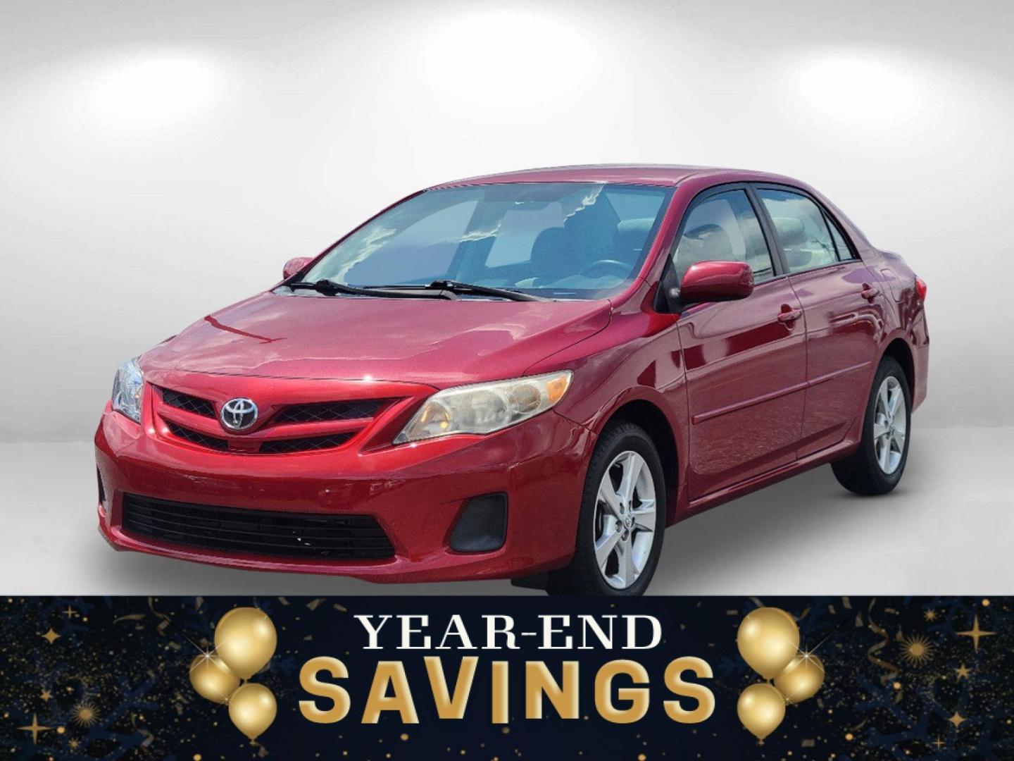 2012 Red Toyota Corolla LE (2T1BU4EE3CC) with an Gas I4 1.8L/110 engine, 4-Speed Automatic transmission, located at 521 Old Farm Lane Rd, Prattville, AL, 36066, (334) 325-1505, 32.482460, -86.416367 - 2012 Toyota Corolla LE - Photo#0