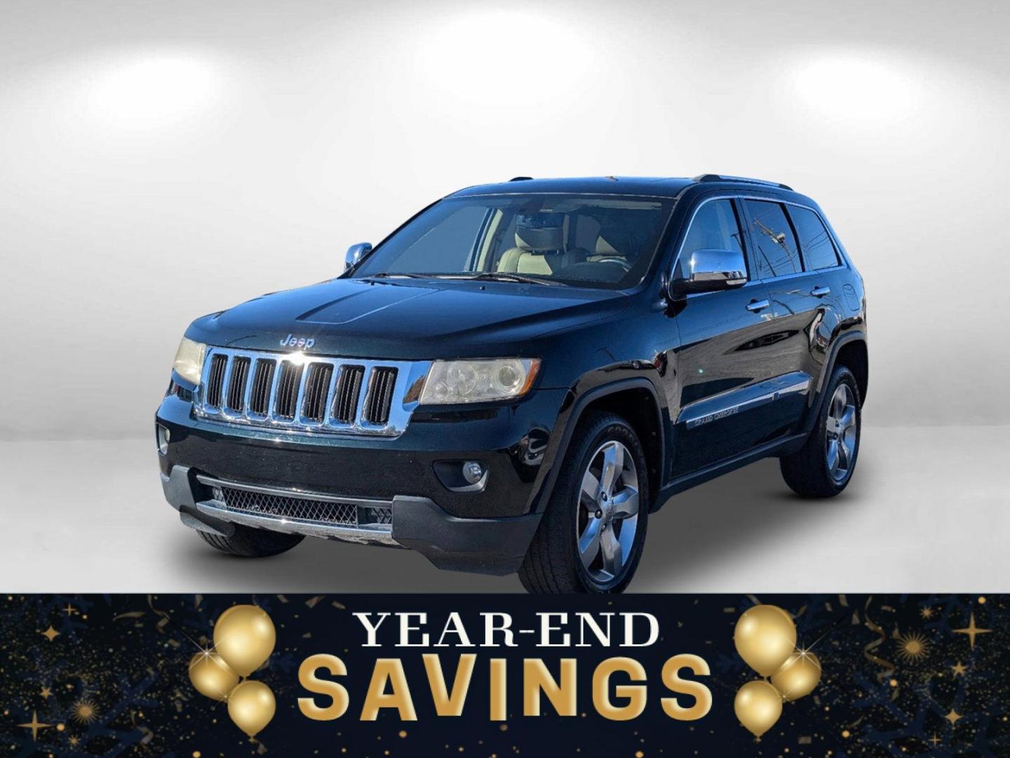 2013 /Black/Light Frost Beige Jeep Grand Cherokee Limited (1C4RJEBG8DC) with an Gas/Ethanol V6 3.6L/220 engine, 5-Speed Automatic transmission, located at 3959 U.S. 80 W, Phenix City, AL, 36870, (334) 297-4885, 32.469296, -85.135185 - 2013 Jeep Grand Cherokee Limited - Photo#0