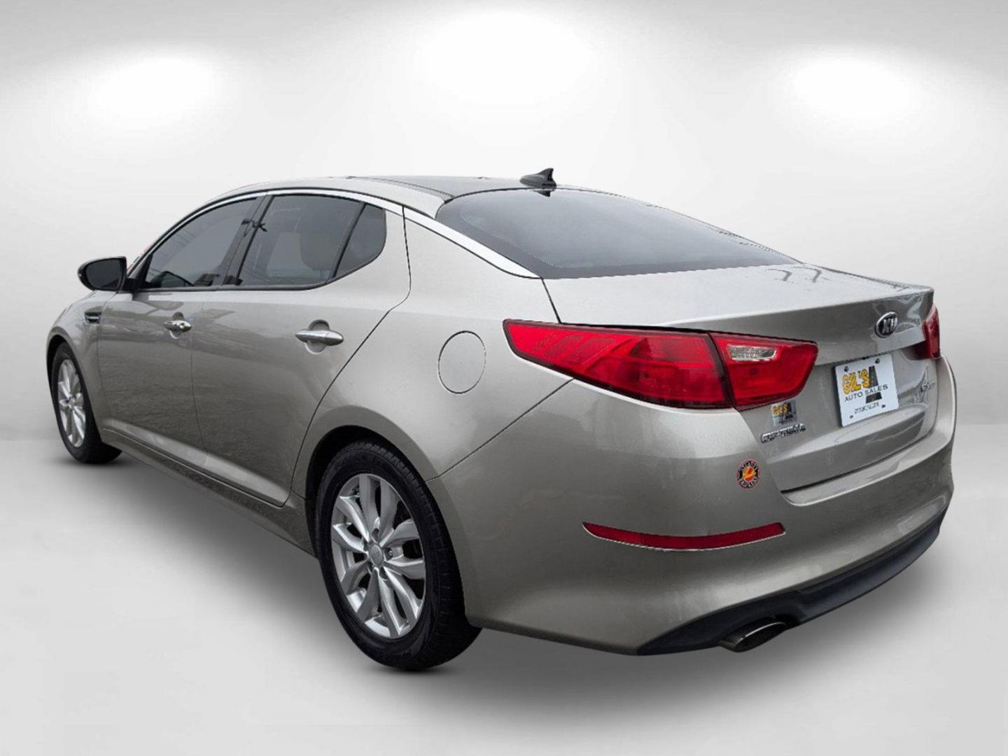 2014 /Beige Kia Optima EX (5XXGN4A78EG) with an Regular Unleaded I-4 2.4 L/144 engine, 6-Speed Automatic w/OD transmission, located at 3959 U.S. 80 W, Phenix City, AL, 36870, (334) 297-4885, 32.469296, -85.135185 - 2014 Kia Optima EX - Photo#8