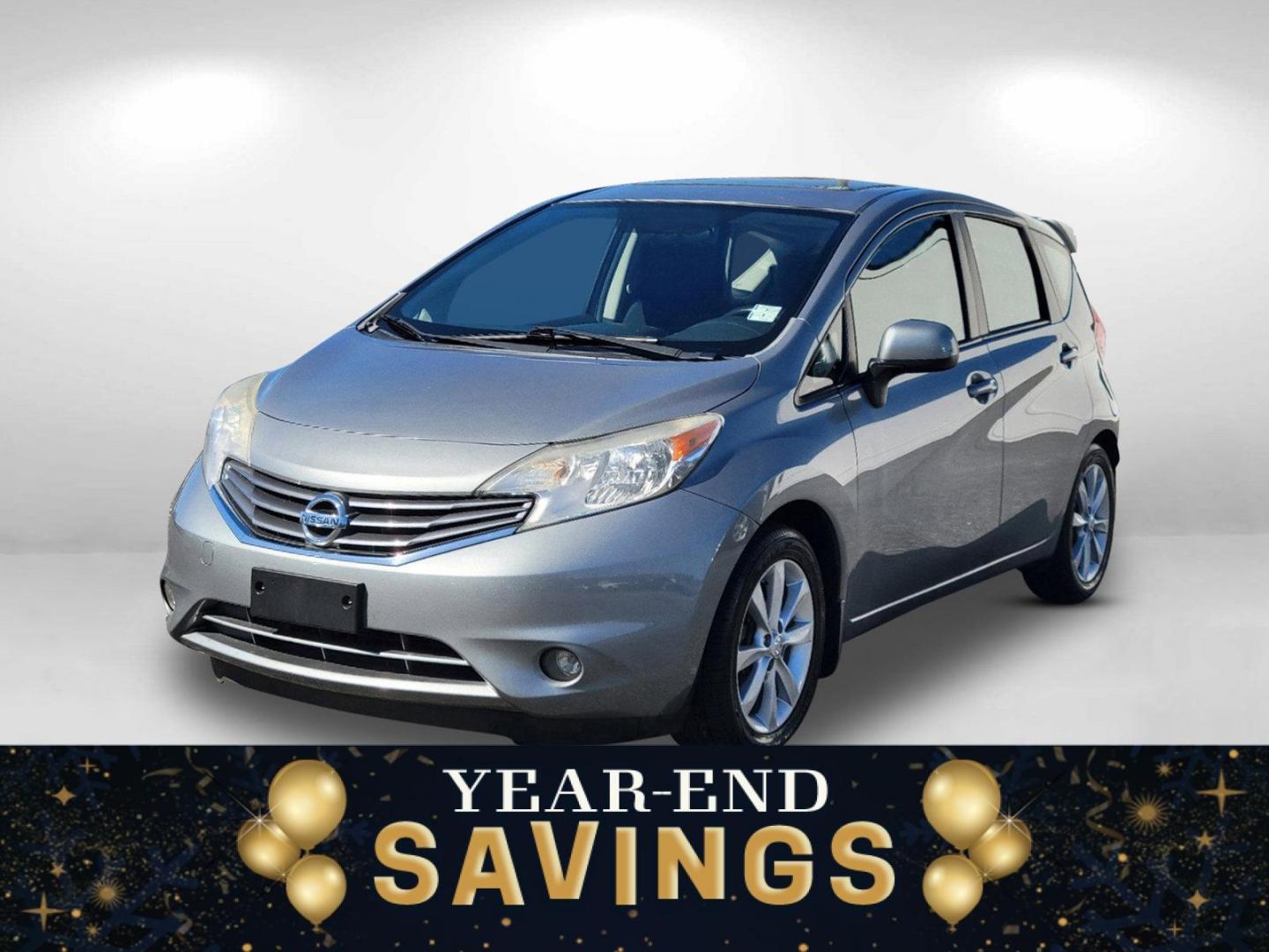 2014 Magnetic Gray Metallic /Charcoal Nissan Versa Note SV (3N1CE2CP8EL) with an Regular Unleaded I-4 1.6 L/98 engine, 1-Speed CVT w/OD transmission, located at 1430 Gateway Drive, Opelika, AL, 36801, (334) 239-0944, 32.637871, -85.409790 - 2014 Nissan Versa Note SV - Photo#0