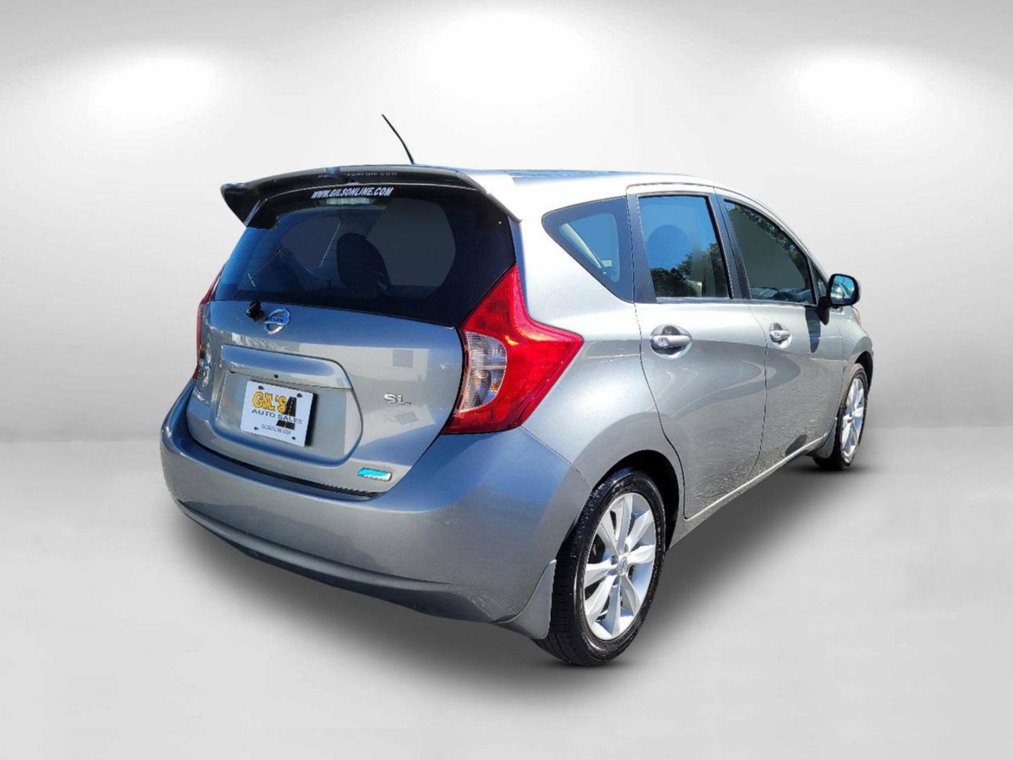 2014 Magnetic Gray Metallic /Charcoal Nissan Versa Note SV (3N1CE2CP8EL) with an Regular Unleaded I-4 1.6 L/98 engine, 1-Speed CVT w/OD transmission, located at 1430 Gateway Drive, Opelika, AL, 36801, (334) 239-0944, 32.637871, -85.409790 - 2014 Nissan Versa Note SV - Photo#4