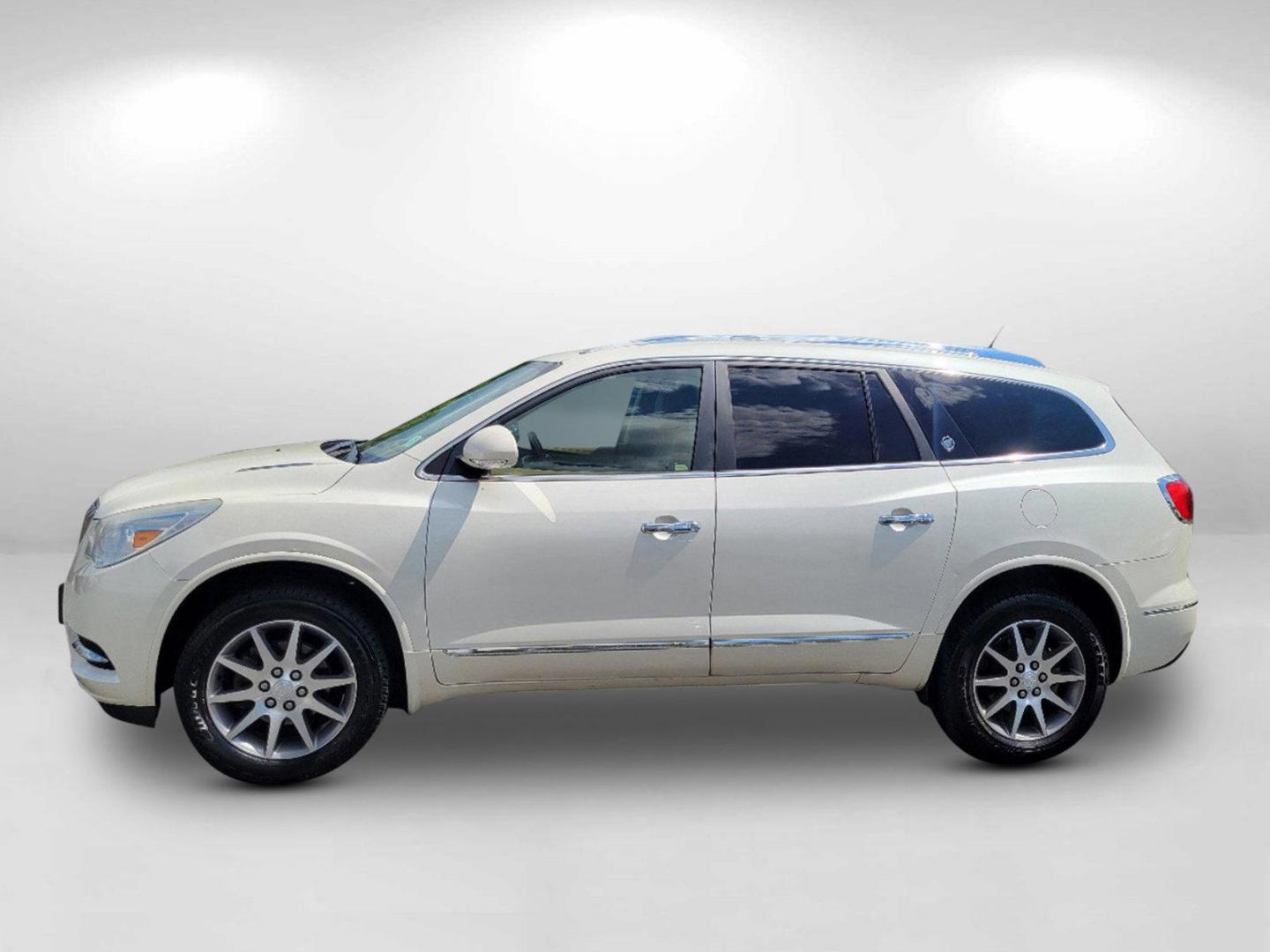 2015 White Diamond Tricoat /Choccachino Buick Enclave Leather (5GAKRBKD7FJ) with an Gas V6 3.6L/217 engine, 6-Speed Automatic transmission, located at 1430 Gateway Drive, Opelika, AL, 36801, (334) 239-0944, 32.637871, -85.409790 - 2015 Buick Enclave Leather - Photo#7