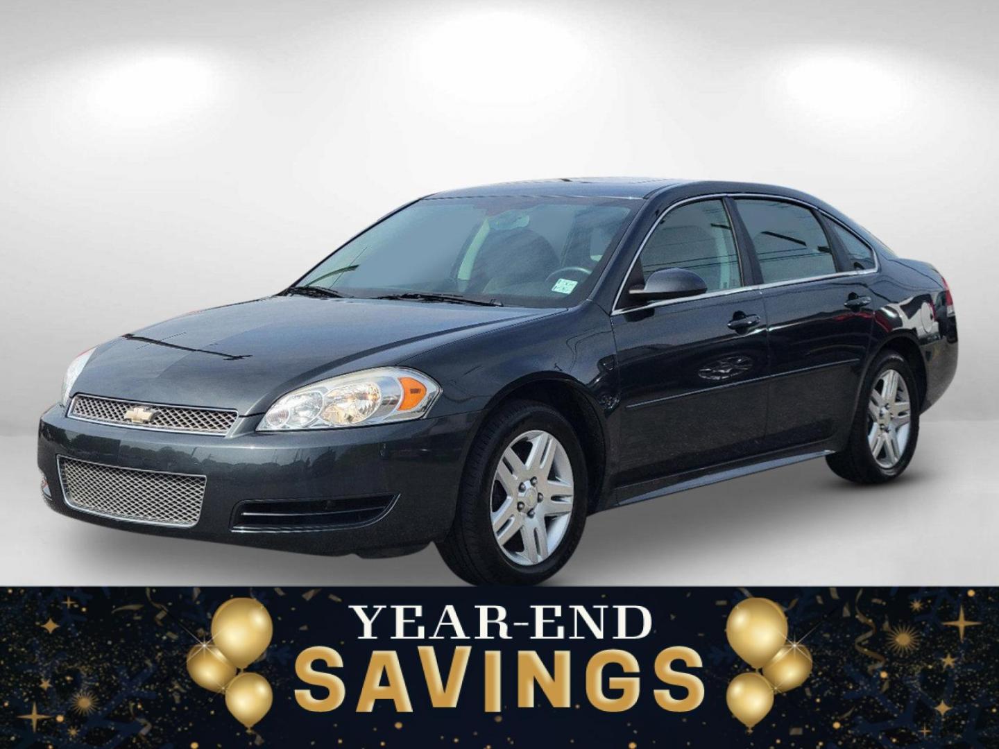 2015 Ashen Gray Metallic /Ebony Chevrolet Impala Limited LT (2G1WB5E32F1) with an Gas/Ethanol V6 3.6L/217 engine, 6-Speed Automatic transmission, located at 521 Old Farm Lane Rd, Prattville, AL, 36066, (334) 325-1505, 32.482460, -86.416367 - 2015 Chevrolet Impala Limited LT - Photo#0