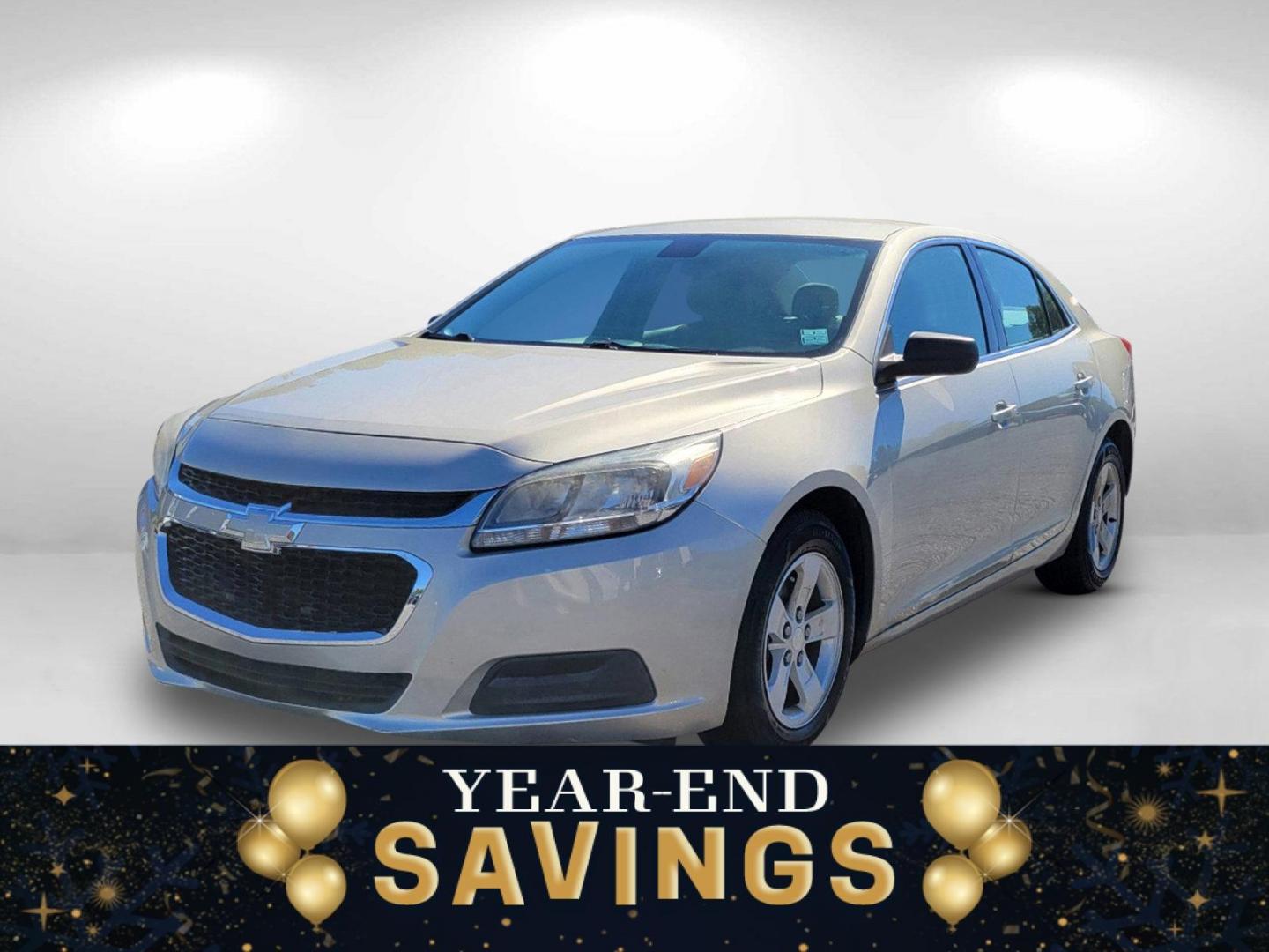 2015 Champagne Silver Metallic /Jet Black/Titanium Chevrolet Malibu LS (1G11B5SL0FF) with an Gas I4 2.5L/150 engine, 6-Speed Automatic transmission, located at 521 Old Farm Lane Rd, Prattville, AL, 36066, (334) 325-1505, 32.482460, -86.416367 - 2015 Chevrolet Malibu LS - Photo#0