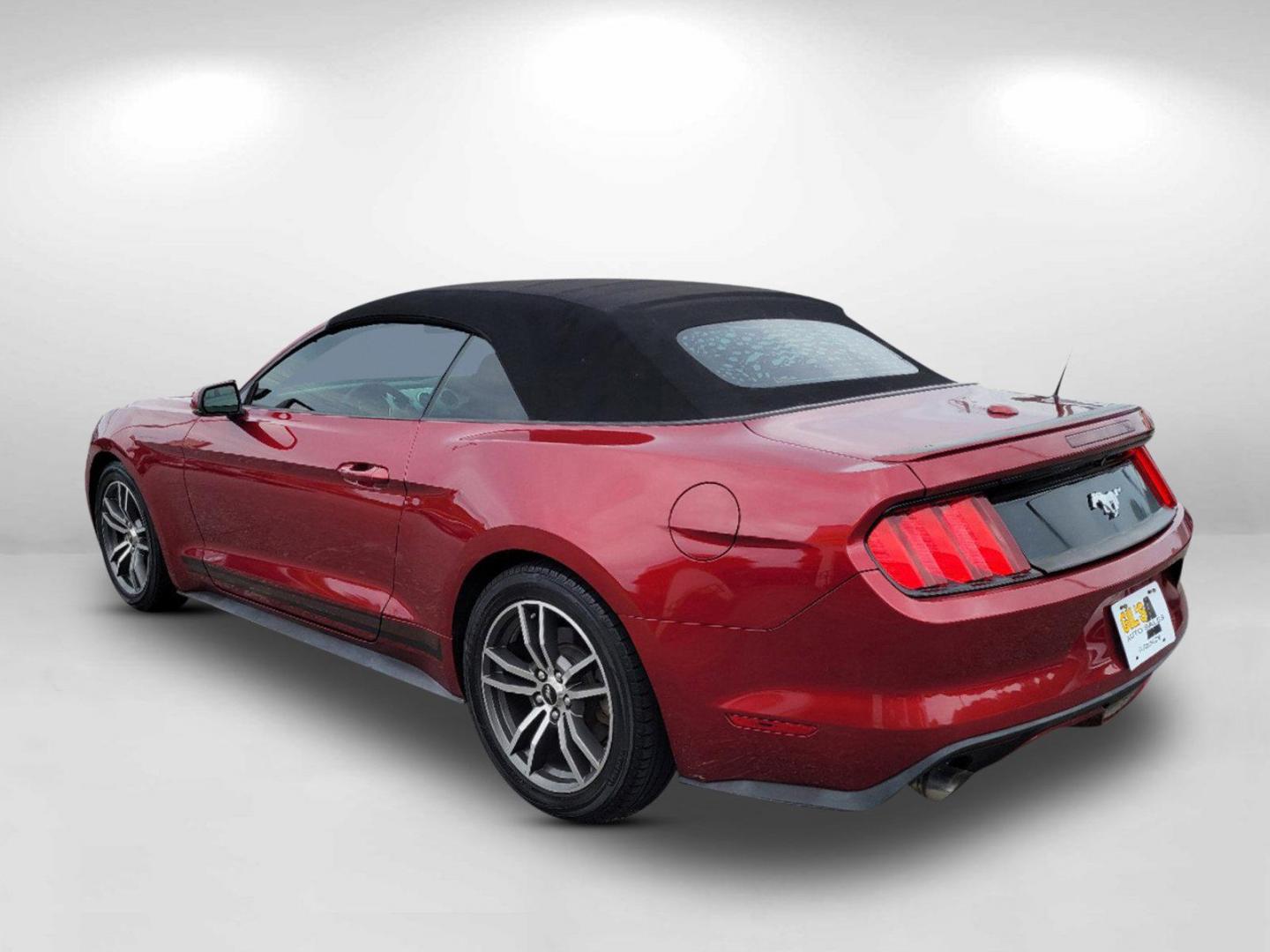 2015 Red Ford Mustang EcoBoost Premium (1FATP8UH7F5) with an Intercooled Turbo Premium Unleaded I-4 2.3 L/140 engine, located at 1430 Gateway Drive, Opelika, AL, 36801, (334) 239-0944, 32.637871, -85.409790 - 2015 Ford Mustang EcoBoost Premium - Photo#6