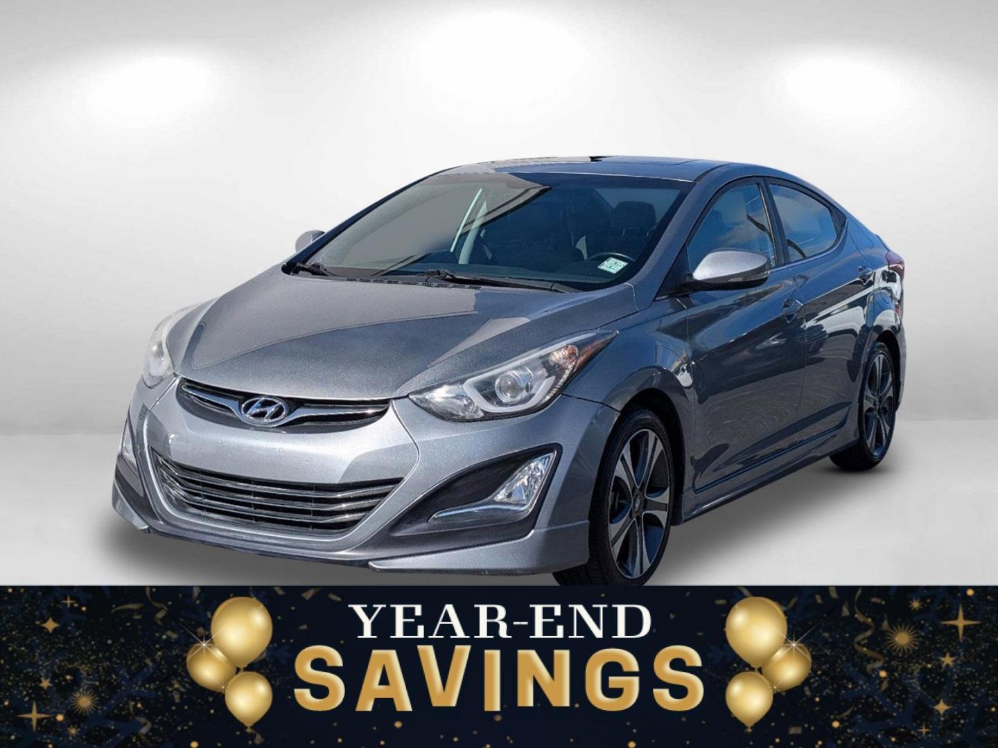 2015 /Gray Hyundai Elantra Sport (KMHDH4AH3FU) with an Regular Unleaded I-4 2.0 L/122 engine, 6-Speed Automatic w/OD transmission, located at 5115 14th Ave., Columbus, GA, 31904, (706) 323-0345, 32.511494, -84.971046 - 2015 Hyundai Elantra Sport - Photo#0