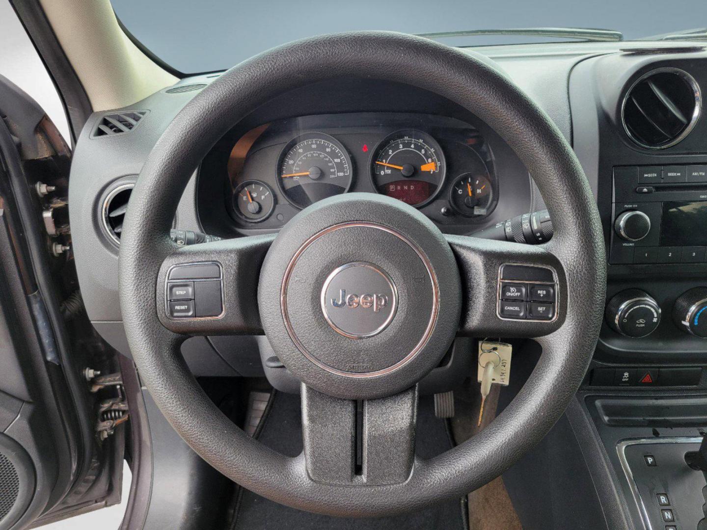 2015 Granite Crystal Metallic Clearcoat /Dark Slate Gray Jeep Patriot Sport (1C4NJPBAXFD) with an Regular Unleaded I-4 2.0 L/122 engine, 1-Speed CVT w/OD transmission, located at 1430 Gateway Drive, Opelika, AL, 36801, (334) 239-0944, 32.637871, -85.409790 - 2015 Jeep Patriot Sport - Photo#12