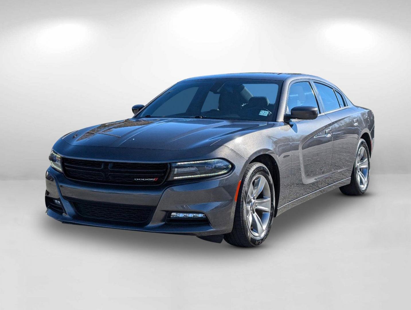 2016 /Tungsten/Black Dodge Charger SXT (2C3CDXHG8GH) with an Regular Unleaded V-6 3.6 L/220 engine, 8-Speed Automatic w/OD transmission, located at 3959 U.S. 80 W, Phenix City, AL, 36870, (334) 297-4885, 32.469296, -85.135185 - 2016 Dodge Charger SXT - Photo#3