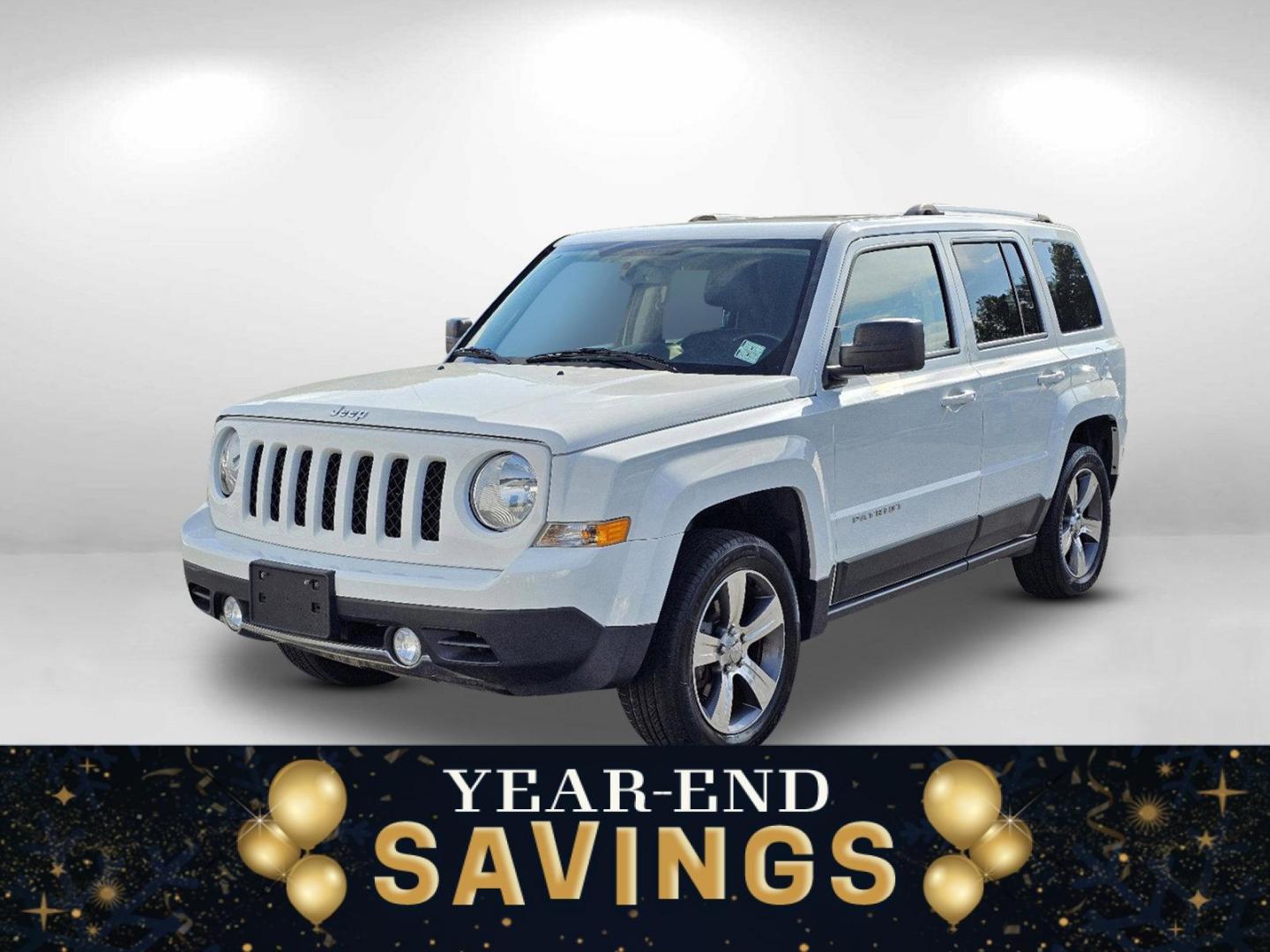 2016 Bright White Clearcoat /Dark Slate Gray Jeep Patriot High Altitude Edition (1C4NJPFA9GD) with an Regular Unleaded I-4 2.0 L/122 engine, 1-Speed CVT w/OD transmission, located at 5115 14th Ave., Columbus, GA, 31904, (706) 323-0345, 32.511494, -84.971046 - 2016 Jeep Patriot High Altitude Edition - Photo#0