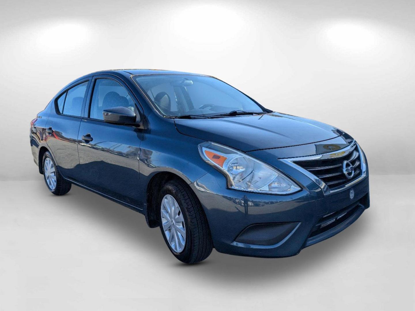 2016 /Charcoal Nissan Versa S (3N1CN7AP7GL) with an Regular Unleaded I-4 1.6 L/98 engine, 5-Speed Manual w/OD transmission, located at 3959 U.S. 80 W, Phenix City, AL, 36870, (334) 297-4885, 32.469296, -85.135185 - 2016 Nissan Versa S - Photo#2