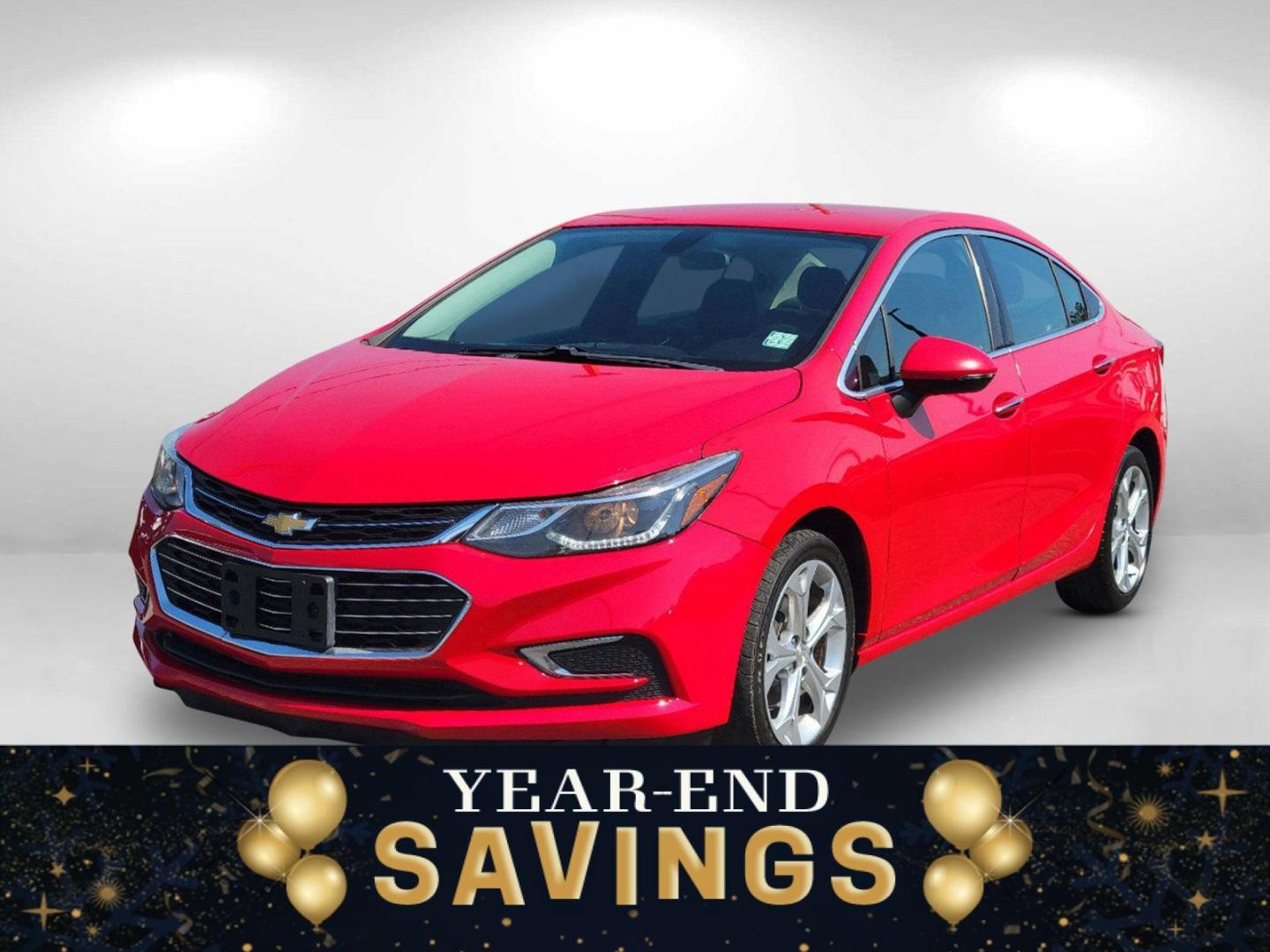 2017 Red Hot /Jet Black Chevrolet Cruze Premier (1G1BF5SMXH7) with an Turbocharged Gas I4 1.4L/ engine, 6-Speed Automatic transmission, located at 5115 14th Ave., Columbus, GA, 31904, (706) 323-0345, 32.511494, -84.971046 - 2017 Chevrolet Cruze Premier - Photo#0