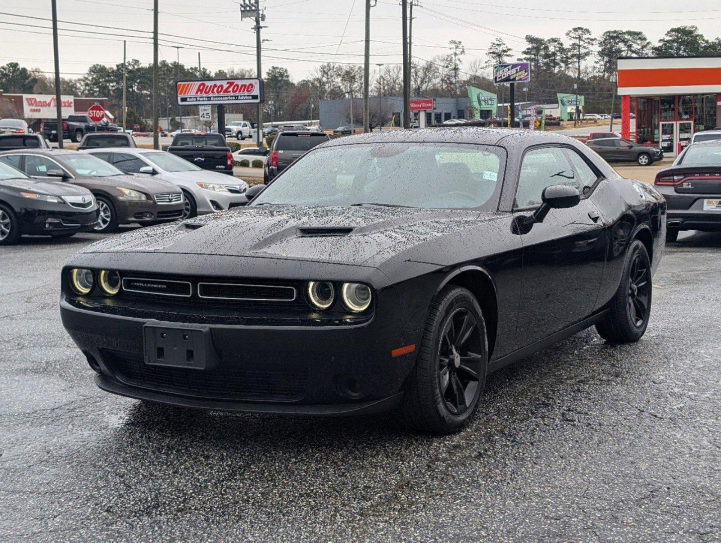 2017 /Black Dodge Challenger SXT (2C3CDZAG5HH) with an Regular Unleaded V-6 3.6 L/220 engine, 8-Speed Automatic w/OD transmission, located at 3959 U.S. 80 W, Phenix City, AL, 36870, (334) 297-4885, 32.469296, -85.135185 - 2017 Dodge Challenger SXT - Photo#0