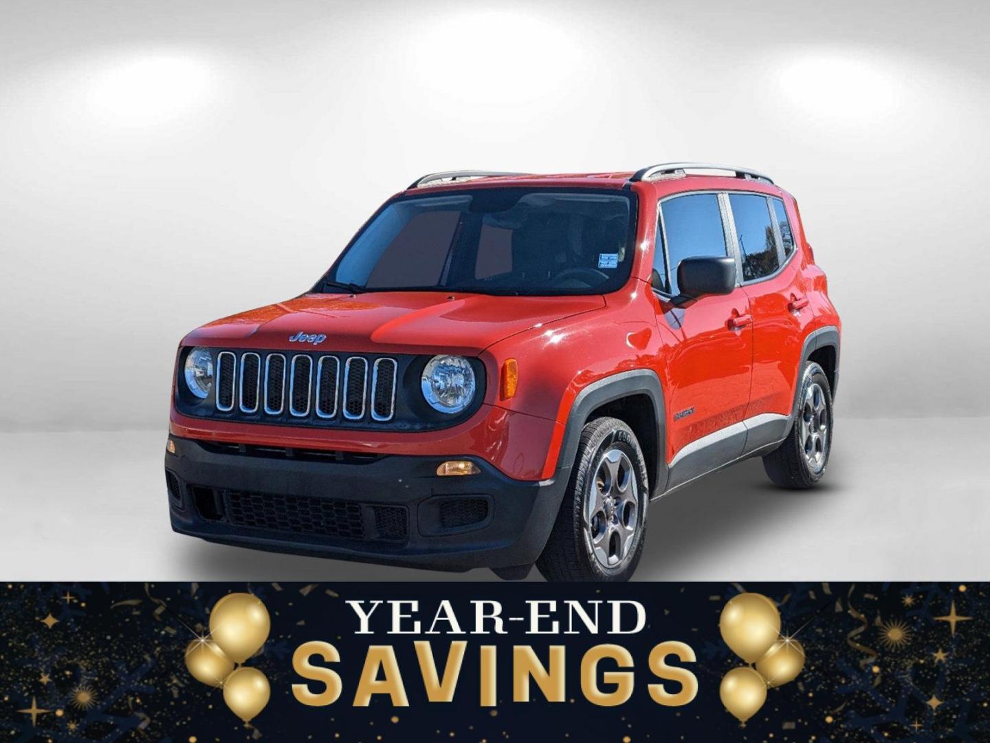 2017 /Black Jeep Renegade Sport (ZACCJAAB2HP) with an Regular Unleaded I-4 2.4 L/144 engine, 9-Speed Automatic w/OD transmission, located at 3959 U.S. 80 W, Phenix City, AL, 36870, (334) 297-4885, 32.469296, -85.135185 - 2017 Jeep Renegade Sport - Photo#0