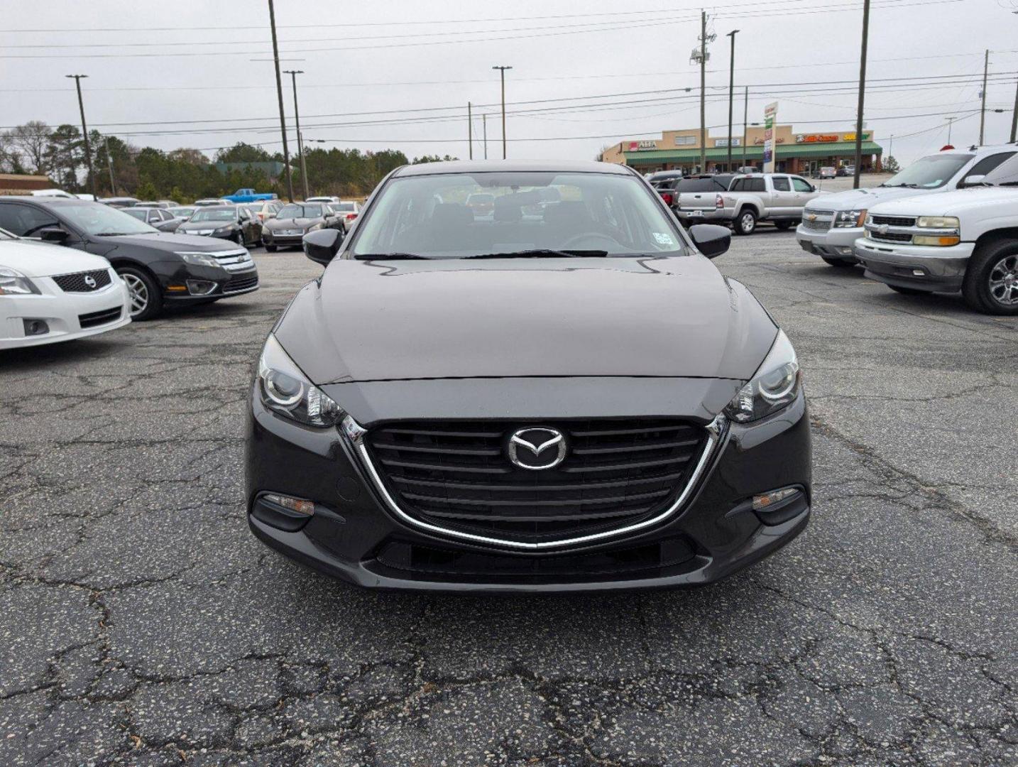 2017 /Black Mazda Mazda3 4-Door Sport (3MZBN1U73HM) with an Regular Unleaded I-4 2.0 L/122 engine, 6-Speed Automatic w/OD transmission, located at 3959 U.S. 80 W, Phenix City, AL, 36870, (334) 297-4885, 32.469296, -85.135185 - 2017 Mazda Mazda3 4-Door Sport - Photo#1