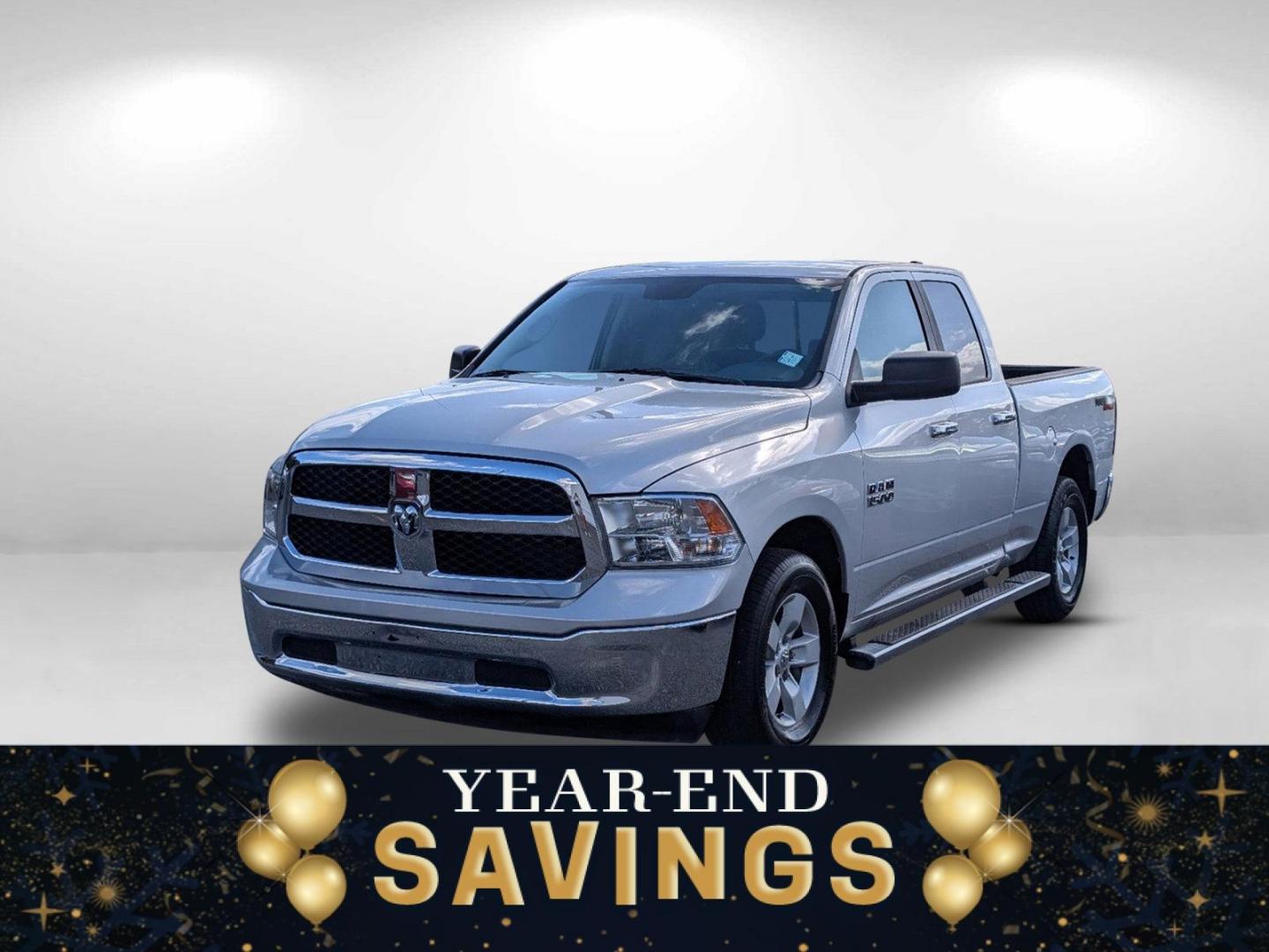 2017 Bright Silver Metallic Clearcoat /Diesel Gray/Black Ram 1500 SLT (1C6RR6GG9HS) with an Regular Unleaded V-6 3.6 L/220 engine, 8-Speed Automatic w/OD transmission, located at 521 Old Farm Lane Rd, Prattville, AL, 36066, (334) 325-1505, 32.482460, -86.416367 - 2017 Ram 1500 SLT - Photo#0