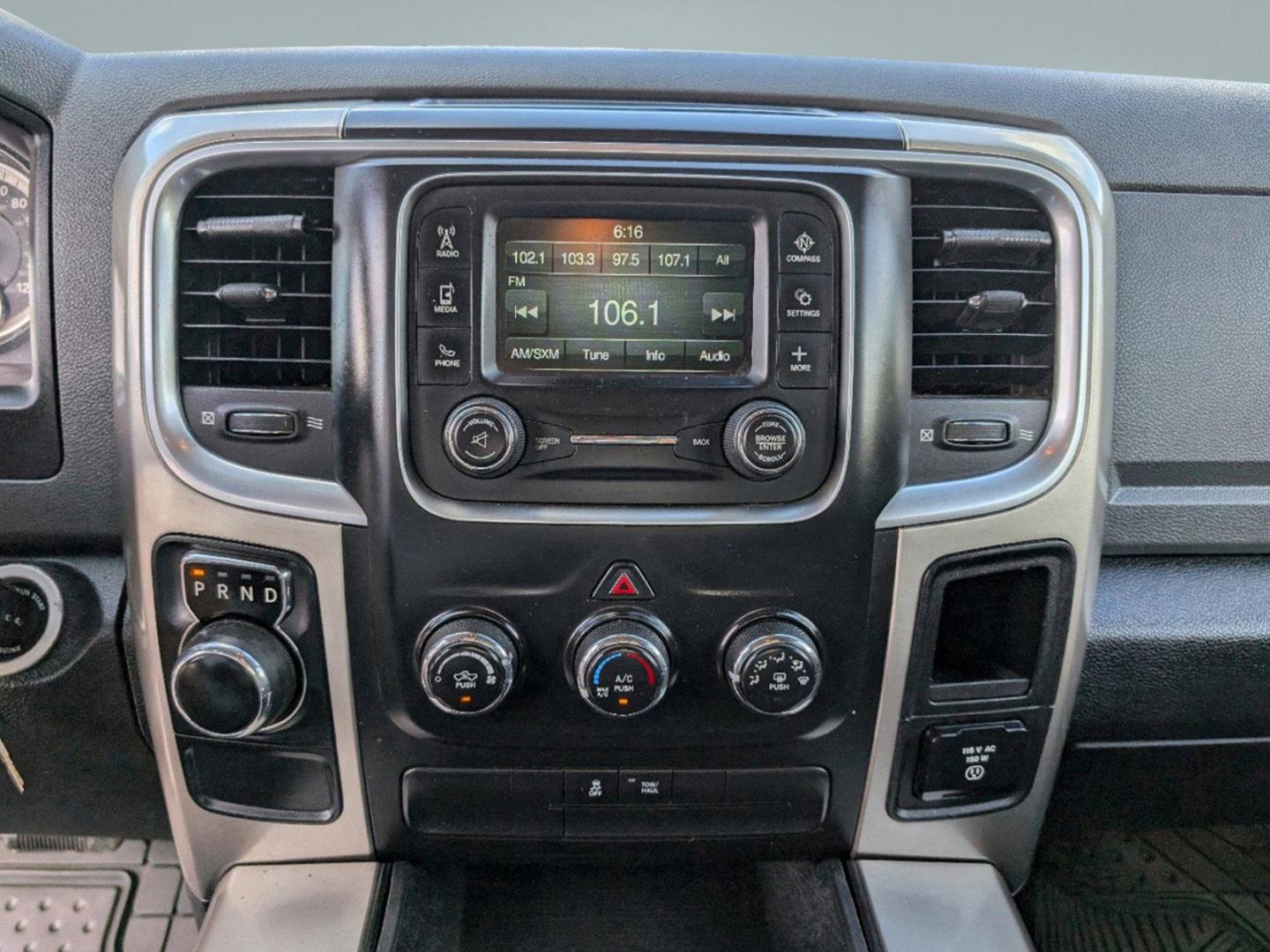 2017 Bright Silver Metallic Clearcoat /Diesel Gray/Black Ram 1500 SLT (1C6RR6GG9HS) with an Regular Unleaded V-6 3.6 L/220 engine, 8-Speed Automatic w/OD transmission, located at 521 Old Farm Lane Rd, Prattville, AL, 36066, (334) 325-1505, 32.482460, -86.416367 - 2017 Ram 1500 SLT - Photo#12