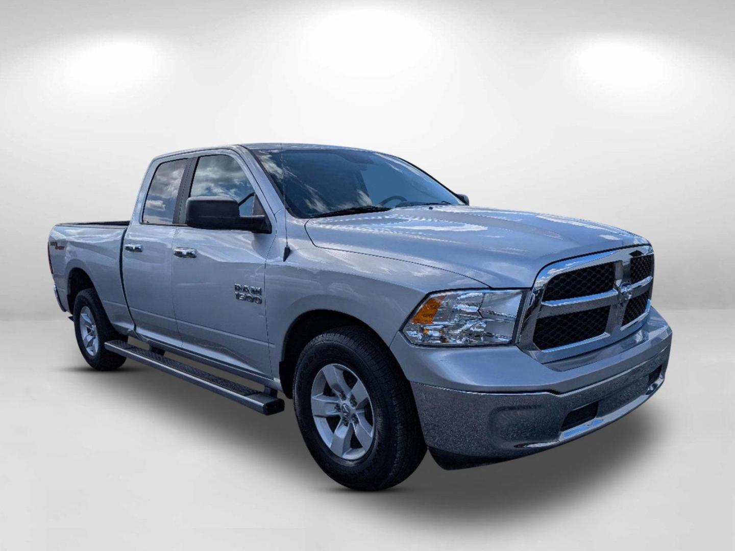 2017 Bright Silver Metallic Clearcoat /Diesel Gray/Black Ram 1500 SLT (1C6RR6GG9HS) with an Regular Unleaded V-6 3.6 L/220 engine, 8-Speed Automatic w/OD transmission, located at 521 Old Farm Lane Rd, Prattville, AL, 36066, (334) 325-1505, 32.482460, -86.416367 - 2017 Ram 1500 SLT - Photo#2