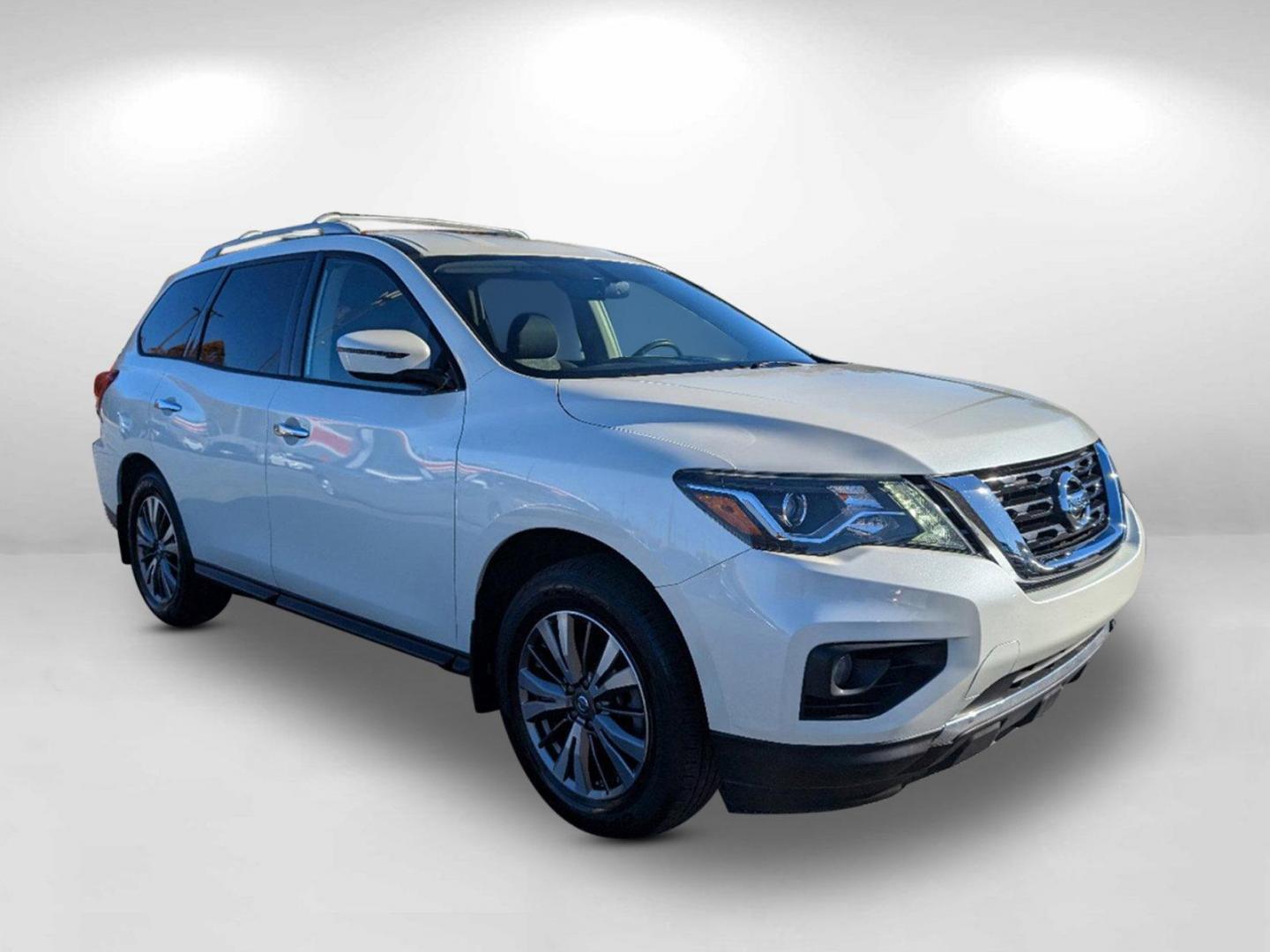 2018 /Charcoal Nissan Pathfinder SV (5N1DR2MM7JC) with an Regular Unleaded V-6 3.5 L/213 engine, 1-Speed CVT w/OD transmission, located at 804 22nd Ave, Phenix City, AL, 36870, (334) 297-1860, 32.484749, -85.024475 - 2018 Nissan Pathfinder SV - Photo#2