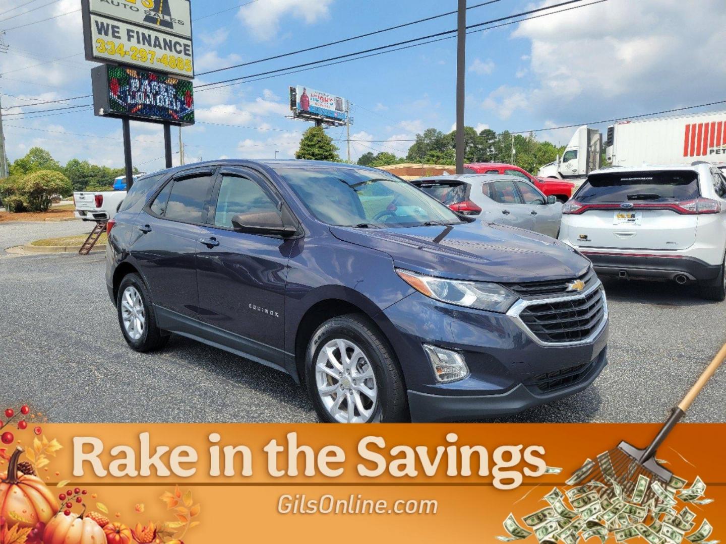 2019 Storm Blue Metallic /Medium Ash Gray Chevrolet Equinox LS (3GNAXHEV8KL) with an Turbocharged Gas I4 1.5L/92 engine, 6-Speed Automatic transmission, located at 7000 Northlake Connector, Columbus, GA, 31904, (706) 987-8085, 32.524975, -84.978134 - 2019 Chevrolet Equinox LS - Photo#9