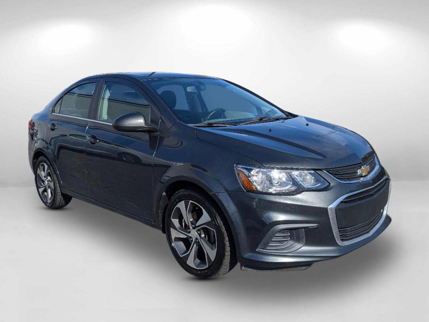 2019 /Jet Black/Dark Titanium Chevrolet Sonic Premier (1G1JF5SB2K4) with an Turbocharged Gas I4 1.4L/83 engine, 6-Speed Automatic transmission, located at 804 22nd Ave, Phenix City, AL, 36870, (334) 297-1860, 32.484749, -85.024475 - 2019 Chevrolet Sonic Premier - Photo#2