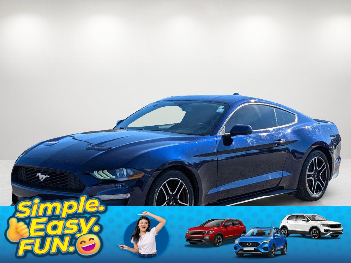 2020 Ford Mustang EcoBoost (1FA6P8TH4L5) with an Intercooled Turbo Premium Unleaded I-4 2.3 L/140 engine, located at 1430 Gateway Drive, Opelika, AL, 36801, (334) 239-0944, 32.637871, -85.409790 - 2020 Ford Mustang EcoBoost - Photo#0