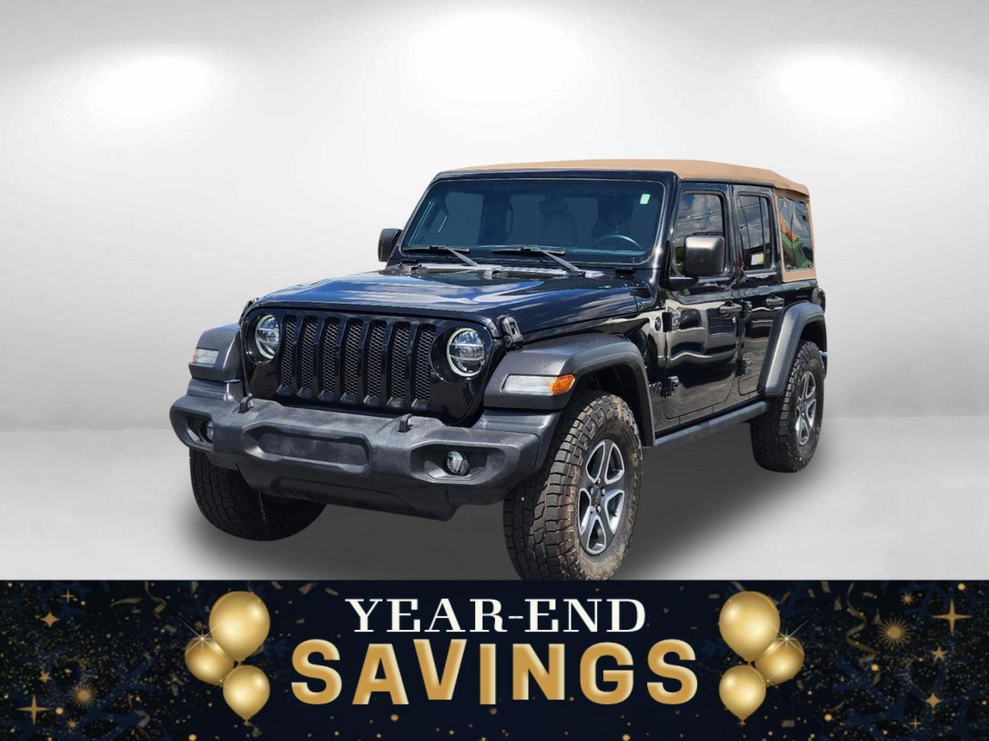 2020 Black Clearcoat /Heritage Tan/Black Jeep Wrangler Unlimited Black and Tan (1C4HJXDG9LW) with an Regular Unleaded V-6 3.6 L/220 engine, 8-Speed Automatic w/OD transmission, located at 3959 U.S. 80 W, Phenix City, AL, 36870, (334) 297-4885, 32.469296, -85.135185 - 2020 Jeep Wrangler Unlimited Black and Tan - Photo#0