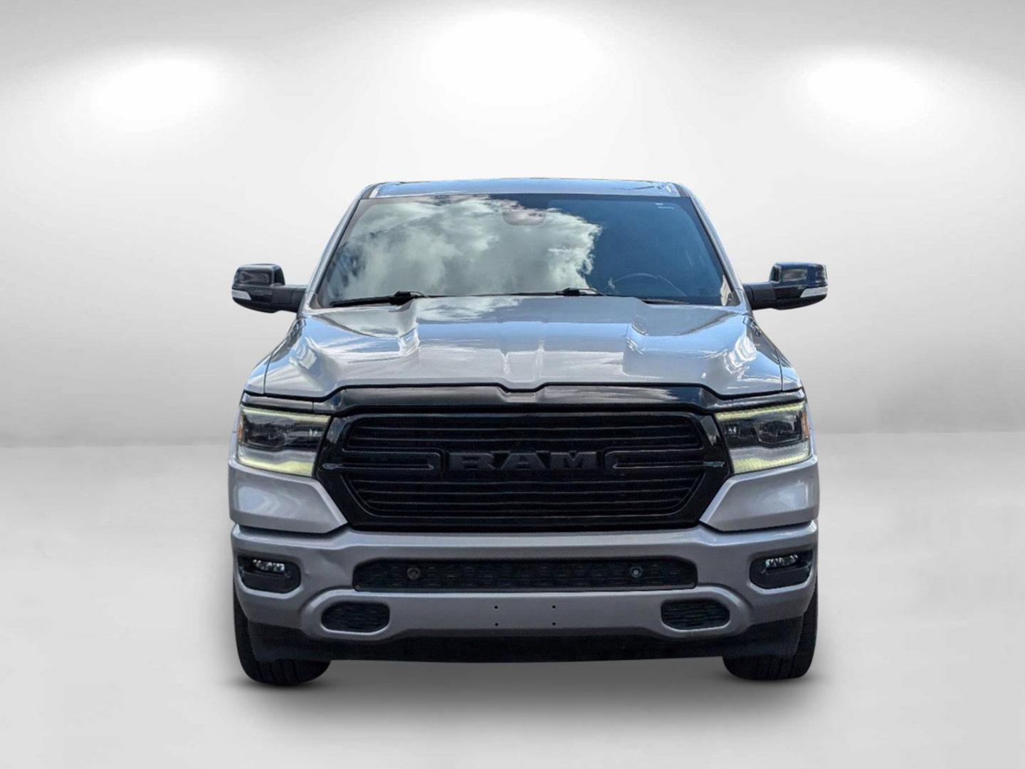 2021 Billet Silver Metallic Clearcoat /Black Ram 1500 Big Horn (1C6SRFFT6MN) with an Regular Unleaded V-8 5.7 L/345 engine, 8-Speed Automatic w/OD transmission, located at 1430 Gateway Drive, Opelika, AL, 36801, (334) 239-0944, 32.637871, -85.409790 - 2021 Ram 1500 Big Horn - Photo#1