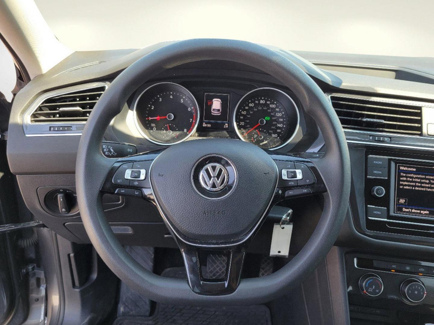 2021 Gray Volkswagen Tiguan S (3VV1B7AX7MM) with an Intercooled Turbo Regular Unleaded I-4 2.0 L/121 engine, 8-Speed Automatic w/OD transmission, located at 1430 Gateway Drive, Opelika, AL, 36801, (334) 239-0944, 32.637871, -85.409790 - 2021 Volkswagen Tiguan S - Photo#12