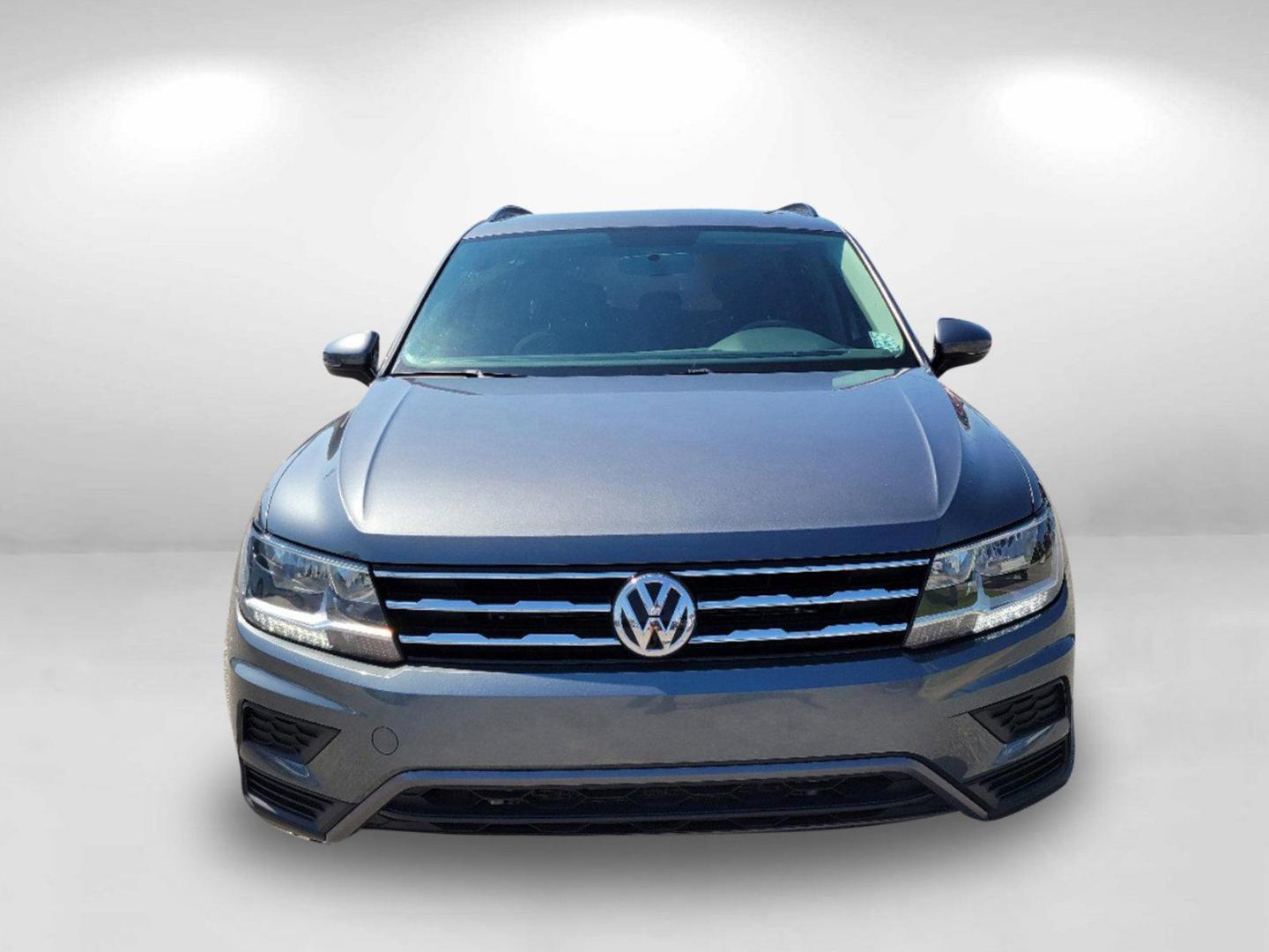 2021 Gray Volkswagen Tiguan S (3VV1B7AX7MM) with an Intercooled Turbo Regular Unleaded I-4 2.0 L/121 engine, 8-Speed Automatic w/OD transmission, located at 1430 Gateway Drive, Opelika, AL, 36801, (334) 239-0944, 32.637871, -85.409790 - 2021 Volkswagen Tiguan S - Photo#1